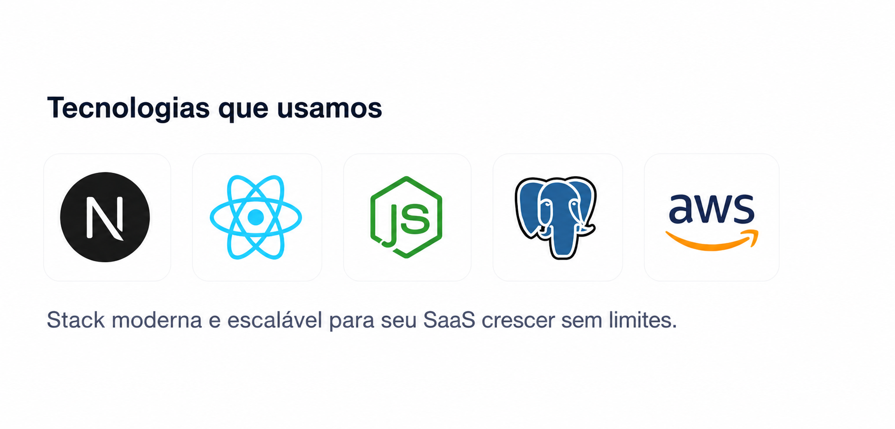 Tecnologias que usamos