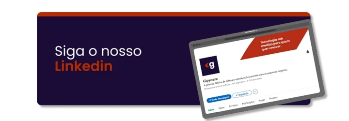 Siga o nosso Linkedin