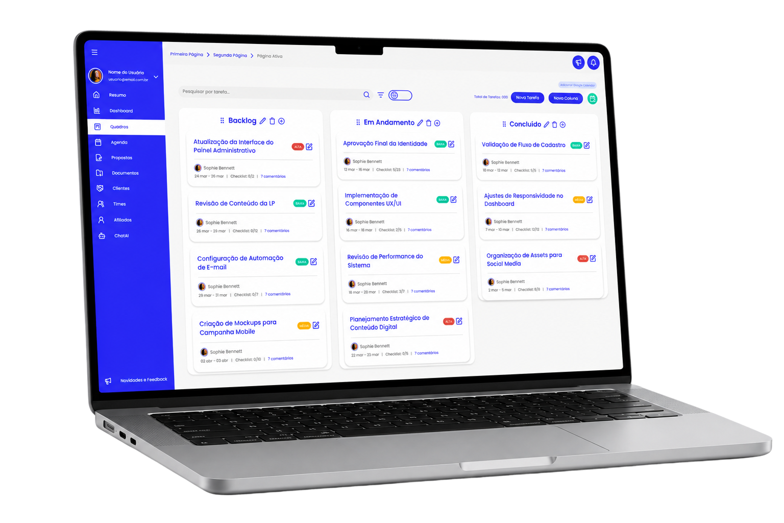 Gipyo – Gestão de Projetos